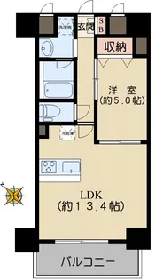 シャルマンミューズ【12階】の間取り