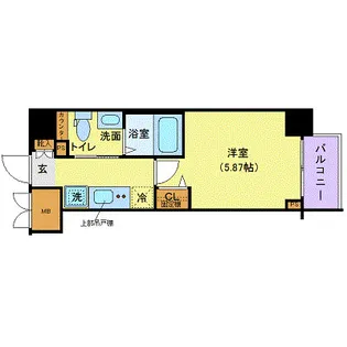フェルクルールプレスト西横浜【9階】の間取り