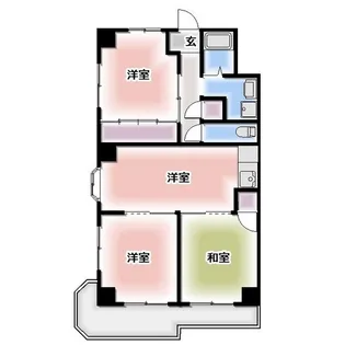 ニューコーポ稔台【2階】の間取り