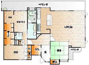 ザ・ハウス足立三丁目【14階】の間取り