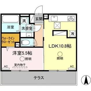 Fy-style Kikuchi【1階】の間取り