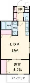 ウェルスクエアイズム高井戸【2階】の間取り