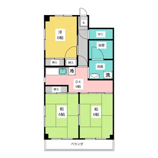 相互ビル【5階】の間取り