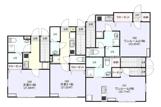 Stage高尾【1階】の間取り