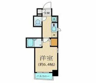エステムプラザ日本橋弐番館【3階】の間取り