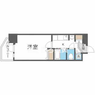 プレサンス心斎橋リベルタ【3階】の間取り