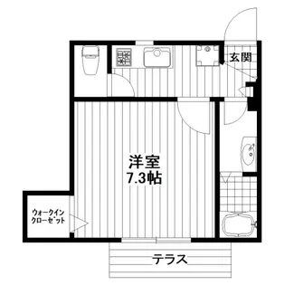 ルミナス ガーデン【1階】の間取り