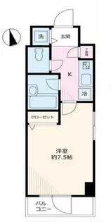 パークウェル高輪【3階】の間取り