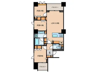 Brillia文京西片【9階】の間取り