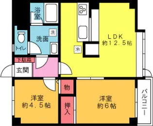 SKKビル茅ヶ崎ビル【5階】の間取り