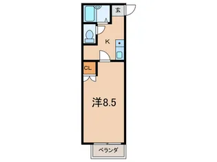 ジュネス門戸の間取り