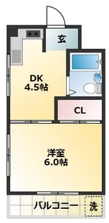 イーストハウス1【1階】の間取り