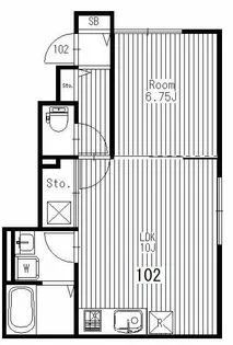 ハピネス前野【1階】の間取り