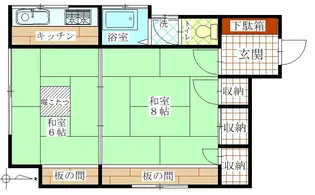 さくらはうす【1階】の間取り