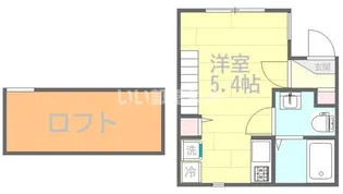 パークサイド金沢【2階】の間取り