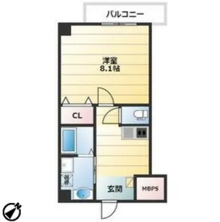 エヌエムスワサントオンズノース【3階】の間取り