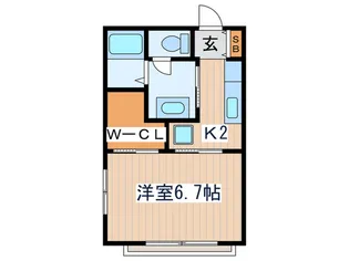 マルブライト【1階】の間取り