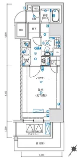 LEXE横濱関内【5階】の間取り
