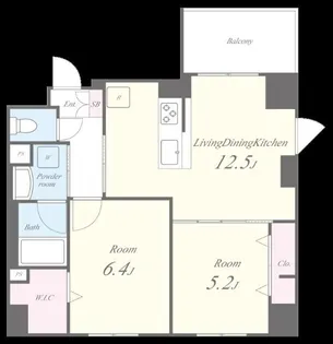 サントゥール駒込【3階】の間取り