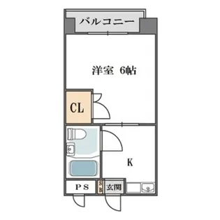 ドミールあさひ【4階】の間取り