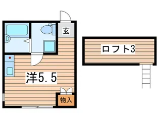 エスポワール立場【2階】の間取り