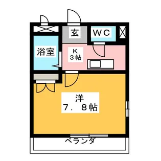 グリーンヒルズ山田8【1階】の間取り