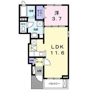 ニューインプレス【1階】の間取り