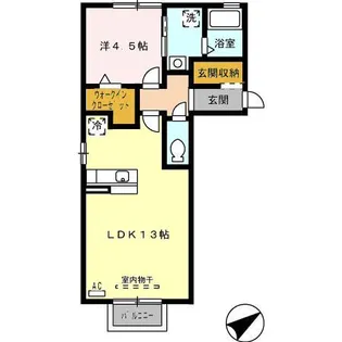 エスペランサ B棟【2階】の間取り