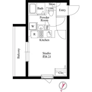 コンポジット経堂【3階】の間取り