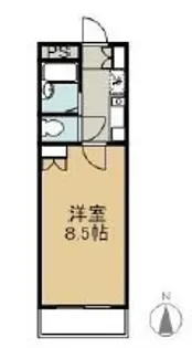ブロードヒル II【1階】の間取り