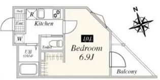 COMODO町屋【1階】の間取り
