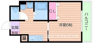 第17関根マンション【6階】の間取り