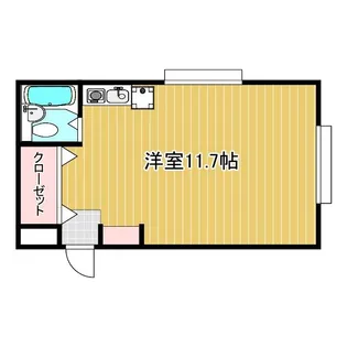 エクセルシティ熊取【3階】の間取り