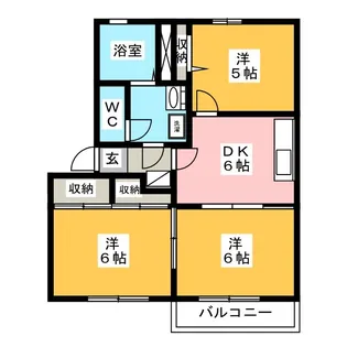 カーサヴェルデ B【2階】の間取り