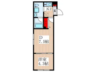 Attirant下落合【2階】の間取り