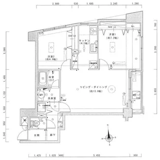 上野アムフラットII【5階】の間取り