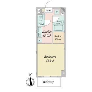 エスタシオン成瀬【5階】の間取り