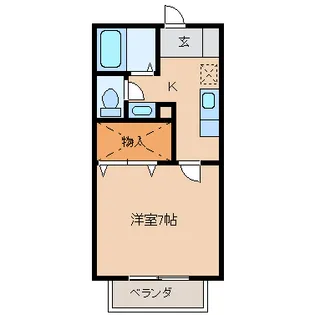 フォートU【1階】の間取り