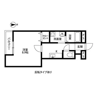 アンプルール リーブル コパン【1階】の間取り