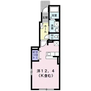 メイクワンズウェイ【1階】の間取り
