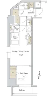 アーバネックス西新宿【7階】の間取り