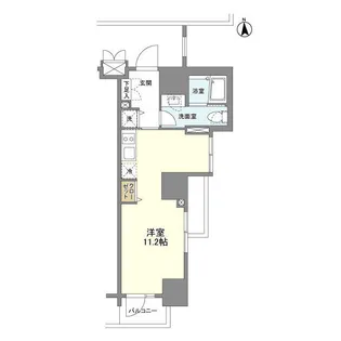 エムレジデンス渋谷神泉【9階】の間取り