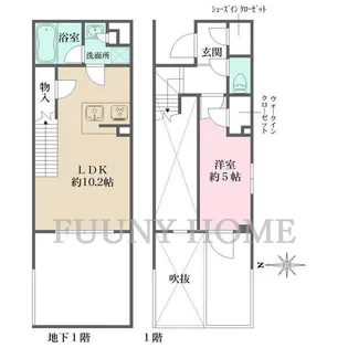 La Perla JiyugaokaIIの間取り