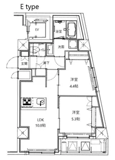 レアライズ町屋【2階】の間取り