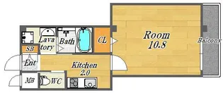 リーブル福島II【3階】の間取り