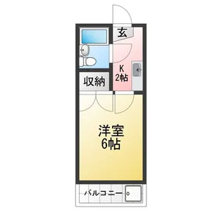 K&Kハイツ【2階】の間取り
