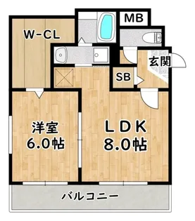 CITY SPIRE十三東【7階】の間取り