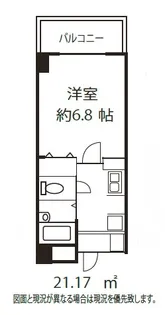 ドミール落合【6階】の間取り