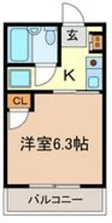 ベルメゾン【2階】の間取り