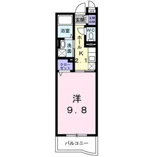 プランドール【1階】の間取り